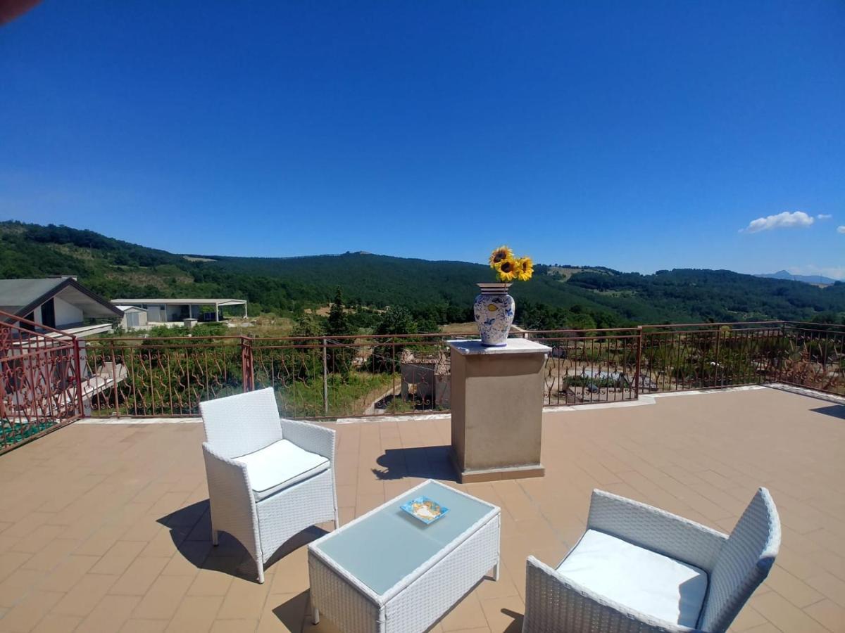 Ferienwohnung Terrazza Sul Cielo Bella Exterior foto
